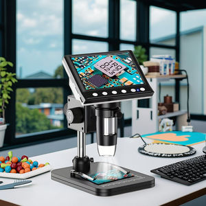 Microscopio Biológico Portátil con Luz para Teléfono Móvil, Placa PCR, Reparación <span class=keywords><strong>de</strong></span> Joyería, Aplicación <span class=keywords><strong>de</strong></span> <span class=keywords><strong>Laboratorio</strong></span>, Fácil <span class=keywords><strong>de</strong></span> Usar, 1000X HD LCD - Product Image 1