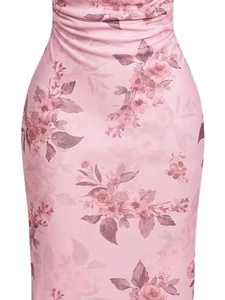 Nouvelle Robe d'Été de Haute Qualité 2026 – Design Tendance pour Femme, Imprimé Floral Charmant, Sans Manches, Longueur Maxi, Luxe, Coupe Empire Drapée, Ligne A - Product Image 1