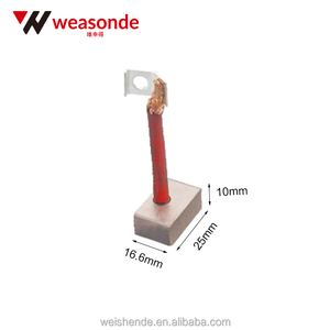 Weasonde BSX144 68-9142แปรงคาร์บอนสตาร์ทเตอร์เพลายาว30มม. 50มม. สำหรับรถชุดอุปกรณ์เสริมสำหรับผู้เริ่มต้นผลิตจากประเทศจีน - Product Image 1