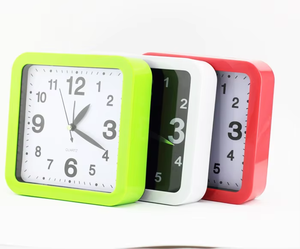 Wholesale square Small Bed Alarm <b>Clock</b> Mini Kids Alarm <b>Clock</b> Colorful - Product Image 1