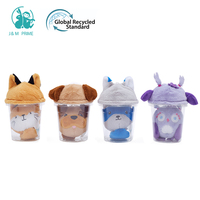 Boîte aveugle de jouet d'art en peluche de vinyle souple mobile d'animal de peluche