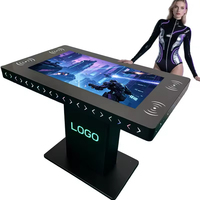 Mesa Interactiva LCD Multitáctil de 43 Pulgadas con Android, Pantalla Digital Inteligente para Cafeterías, Juegos, Publicidad en Restaurantes y Hoteles