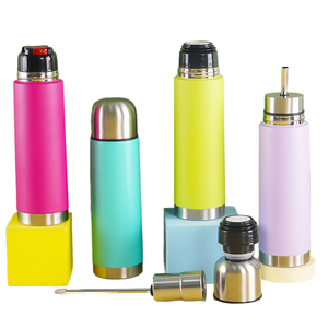 3-in-1 500ml Bombilla <strong>Argentina</strong> Vacuum Insulated Stainless Steel <strong>Yerba</strong> Mate Thermos Flask with Straw for Back to School - Product Image 1