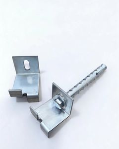 Sistem Penyangga Pelapis Batu Kustom, Klip Dinding Tirai Sudut Baja Marmer untuk Sistem Pemasangan Marmer, Material Galvanis - Product Image 6