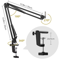Support de microphone réglable à bras articulé en ciseaux Zimhome NB35 2026 – Prix abordable