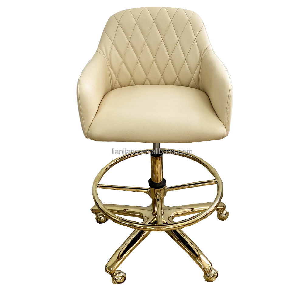 Прямая продажа с завода Lianjiang, современные стулья для казино, дилерское кресло для покерного стола, баккара