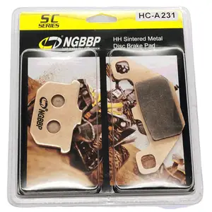 NGBBP FA085 motorcycle brake pad for KAWASAKI EL 250 Eliminator GPZ 250 R Z 400 C2 sintered brake pad