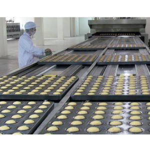 2025 New Cup Cake Wheel Cake Line Jam Filling Cake Forming <b>Machine</b> Baking Oven - Product Image 6