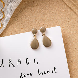 <span class=keywords><strong>Pendientes</strong></span> de personalización multicolor aros mujeres colgante flor gota encanto resina <span class=keywords><strong>pendientes</strong></span> de <span class=keywords><strong>madera</strong></span> - Product Image 4