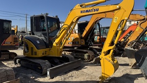 Mini-excavatrice d'occasion de 5 tonnes avec cabine fermée, moteur d'origine japonais, petite pelle sur chenilles d'occasion - Product Image 4