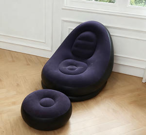 <span class=keywords><strong>Divano</strong></span> <span class=keywords><strong>Gonfiabile</strong></span> Portatile Personalizzato con Pompa d'Aria Integrata, Moderno e Pieghevole, con Poggiapiedi, Disponibile in Diversi Colori - Product Image 5