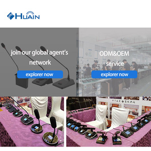 Micro thu âm cardioid dạng cổ ngỗng nối chuỗi tùy chỉnh HUAIN dành cho hệ thống hội nghị không giấy - Product Image 5