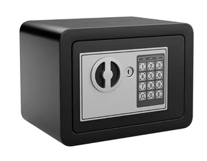 Custom logo Small Electronic Fireproof Steel <b>Safe</b> <b>Box</b> with Key <b>Lock</b> Digital <b>Lock</b> Hotel Deposit <b>Safe</b> for Home Office Party Gift - Product Image 4