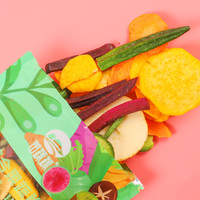 Groothandel Hoge Kwaliteit Gemengde Fruit- en Groentechips Vacuümgefrituurde Groenten Vriesgedroogd Fruit Zoete Lekkere Gezonde Snacks