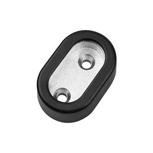 Landa Zinc Alloy Wardrobe Rod Support Wall Mount Flange Base 16 Combinations Modern Simple Design - Product Image 1