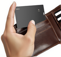 Traceur GPS intelligent certifié MFI compatible avec Apple, design ultra-fin, avec carte de suivi, alarme anti-perte, charge sans fil