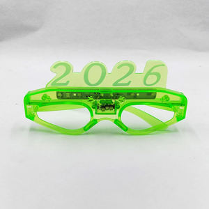 Montura de Gafas LED para Año Nuevo 2026, Populares para Halloween, Elegantes Gafas Luminosas en Forma de Corazón, Rojas, Azules, Verdes y Blancas para Fiestas y Actividades - Product Image 1