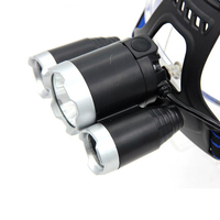 QXMOVING Super lumineux USB Rechargeable LED lampe frontale 18650 batterie lampe frontale mobile pour Camping chasse pêche