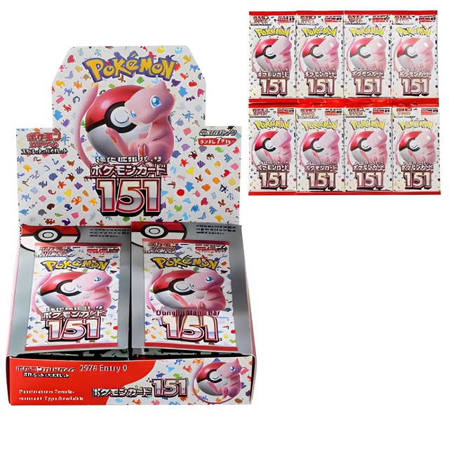 Official authentic wholesale Pokmon Trading Card Game (PTCG) Pokmon Card 151 is suitable for collectors