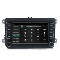 Lecteur DVD de voiture écran tactile 2 Din 7 pouces Android 10.1 Quad Core Car Radio Stereo Navigation pour vw