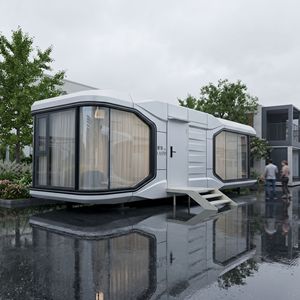 Casa Capsula Prefabbricata Moderna Personalizzata con Struttura in Acciaio, Mini Casa 1B1B, <span class=keywords><strong>Villa</strong></span> da Parco per Appartamento ADU - Product Image 1