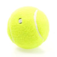 Balle de tennis à cordes en gros d'usine, balle de tennis à haute élasticité pour entraînement individuel