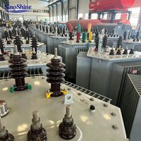 Transformador de Distribución Trifásico Sumergido en Aceite S13 400kVA, Transformador Montado en Poste para Suministro de Energía Rural