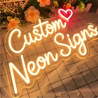 Enseigne néon LED acrylique personnalisée multicolore - Étanche, alimentée par courant alternatif, pour utilisation en extérieur/intérieur, pour mariages, hôtels, boutiques et décorations intérieures