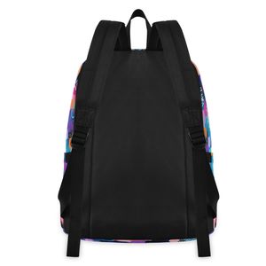 Bohemian Dot Pattern Nylon 2 in 1 Student Backpack Insulated <b>Lunch</b> Tote Custom Logo School Bag <b>Set</b> with <b>Lunch</b> Bag for Girls - Product Image 3