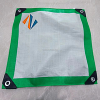 Bâche en PE imperméable verte, bâche en polyéthylène résistante aux UV, résistante aux déchirures, feuille de plastique pour camion, bateau, toit, camping, couverture