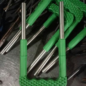 บันไดเหล็กทรงสี่เหลี่ยมคางหมูรูปตัวยู Q235 ขนาด 14x150x280 สำหรับงานตรวจสอบบ่อพักเทศบาล ถนน และสะพาน - Product Image 2