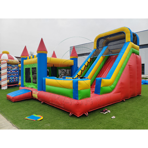 Outdoor Classic Size Kids <b>Inflatable</b> 6x7 Bounce House With Slide Jumper Hpfburg <b>Inflatable</b> Castle Dvoraca Na Napuhavanje - Product Image 2