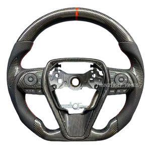 Volante Personalizado de Fibra de Carbono para <span class=keywords><strong>Toyota</strong></span> Camry TRD SE XSE 2020 2023 2013 2015 2011 2018 2014 2018 2012 <span class=keywords><strong>2022</strong></span> 2026 2021 2024 - Product Image 3