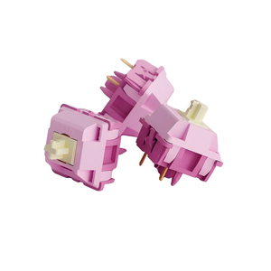 Interruptores de Teclado Mecánico <span class=keywords><strong>AKKO</strong></span>, Precio al por Mayor, DIY, 45 Piezas por Caja, <span class=keywords><strong>V3</strong></span> Pro, Color Crema Morado, Interruptor <span class=keywords><strong>Akko</strong></span> - Product Image 3