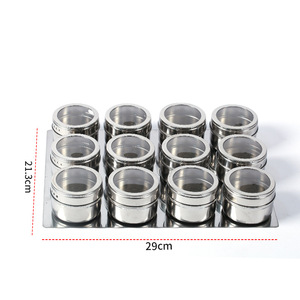ที่ใส่เครื่องเทศสเตนเลสสตีล430,ที่ใส่เครื่องเทศแบบแม่เหล็กสำหรับใช้ในห้องครัวชุดขวดเครื่องปรุงเครื่องเทศ - Product Image 6