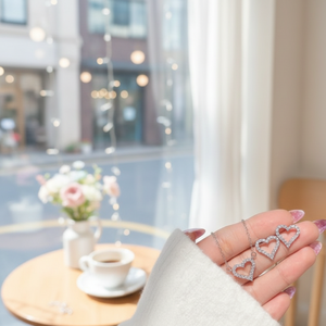 Tending stile coreano fiore farfalla chiave acrilico in acciaio inox collane moda all'ingrosso ciondoli e ciondoli vendita calda - Product Image 3