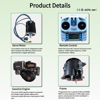 Tondeuse robot télécommandée MTSK800, robot broyeur auto-verrouillant pour pentes, pour usage agricole Vigorun