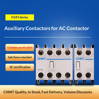 Contacteur AC 220V monophasé d'origine chinoise, contacts auxiliaires universels, modèles F4-11/F4-20 et F5 avec sonde de temporisation