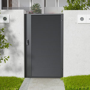 Op Maat Gemaakte Moderne Aluminium Schommel Handmatige Bediening Villa Poort Landelijke Zelfgebouwde Huis Werf Sluiterdeur Buiten Binnenplaats - Product Image 3