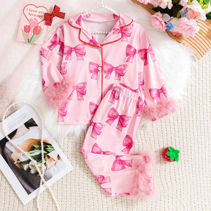 HIPPO KIDS <span class=keywords><strong>pijamas</strong></span> ropa <span class=keywords><strong>de</strong></span> casa <span class=keywords><strong>para</strong></span> niños <span class=keywords><strong>de</strong></span> 3 a 4 años <span class=keywords><strong>Pijamas</strong></span> <span class=keywords><strong>de</strong></span> satén niños <span class=keywords><strong>pijamas</strong></span> <span class=keywords><strong>de</strong></span> seda <span class=keywords><strong>para</strong></span> niñas bebé satén Pjs conjunto - Product Image 4