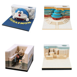 Omoshiroi Block Magic 3D Château de <span class=keywords><strong>Poudlard</strong></span> en papier, bloc-notes, cadeaux sympas pour enfants à Noël - Product Image 4