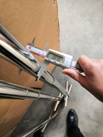 Sonde d'échantillonnage fermée en acier inoxydable, sonde à grains, échantillonneur de poudre