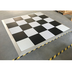 Plancher de danse modulaire en PVC facile à installer, avec bordure en aluminium, pour mariage - Product Image 3