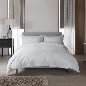 Fábrica Atacado Microfibra Poliéster Escovado 1500 Tópico Contagem Cama Folhas Duvet Cover com Fronha