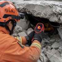 Cámara de Detección de Gases para Rescate en Incendios TIG10 640x512 IR CH4 SF6 NH3, Imagen de Fugas, 0.86kg, IP67, Láser, Brújula, WiFi, Dispositivo de Seguridad