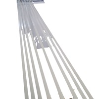 Bande plate en fibre de verre flexible personnalisée en usine bandes de PRF lattes en fibre de verre