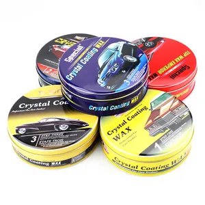 Factory Custom Personalized Recyclable Metal Shoe Polish Car Wax Tin Can