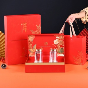 Customizable Premium Ginseng Gift <b>Box</b> with Dragon Phoenix Design Wholesale High-End Packaging - Product Image 4