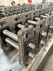 Il rotolo del canale divisorio 2-in-1 CU che forma la macchina produce 2 prodotti delle mattonelle - Product Image 6