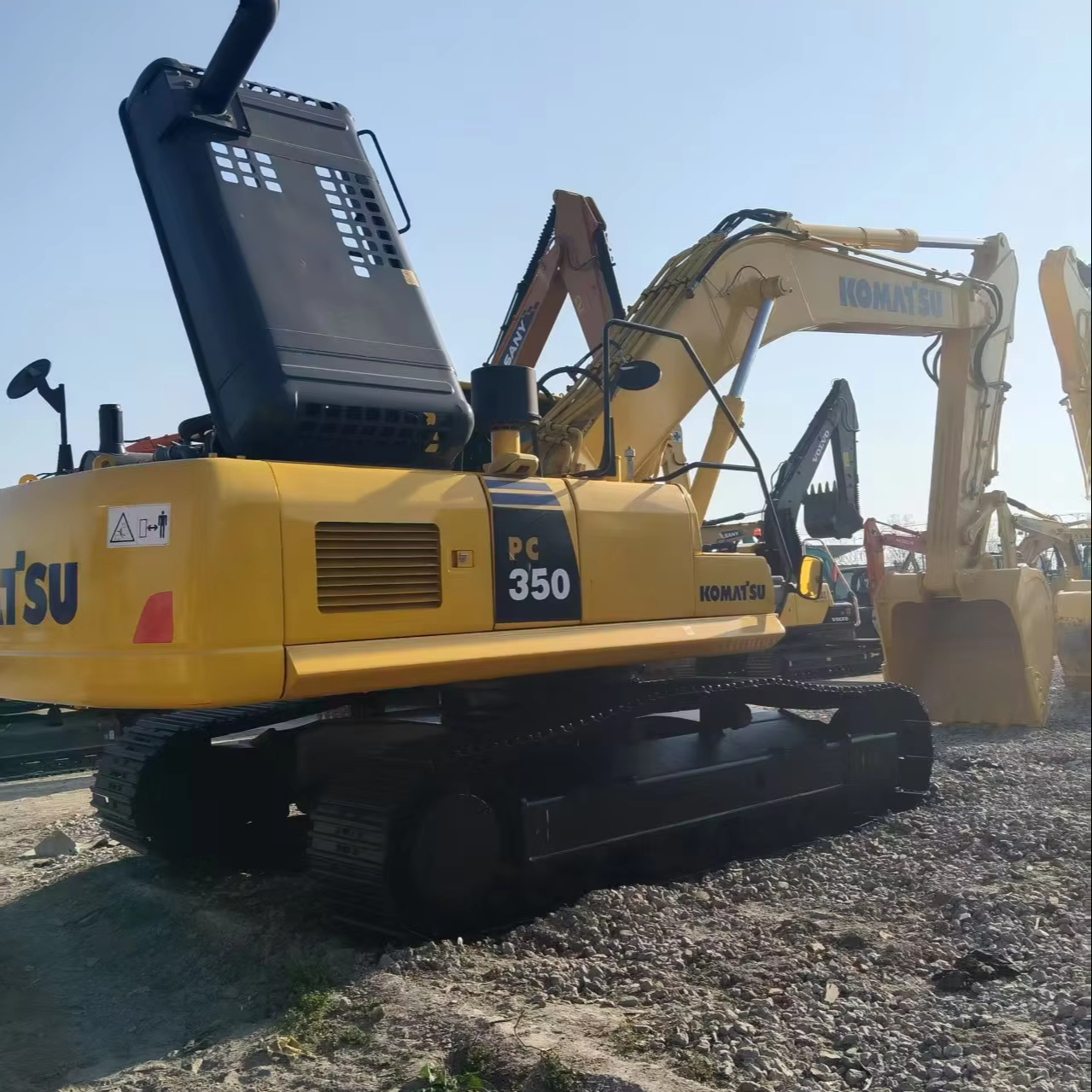 Используемая японская строительная машина Komatsu Pc350 гусеничный экскаватор/используемое тяжелое оборудование/komatsu б/у экскаватор Pc350-7
